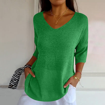 Jaja | Slimming V-Neck Top