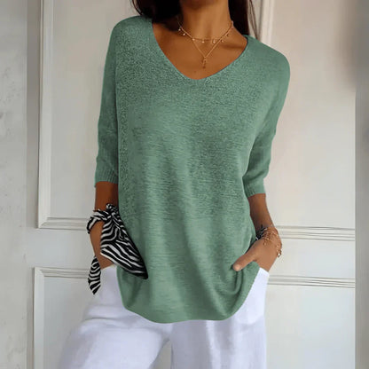 Jaja | Slimming V-Neck Top