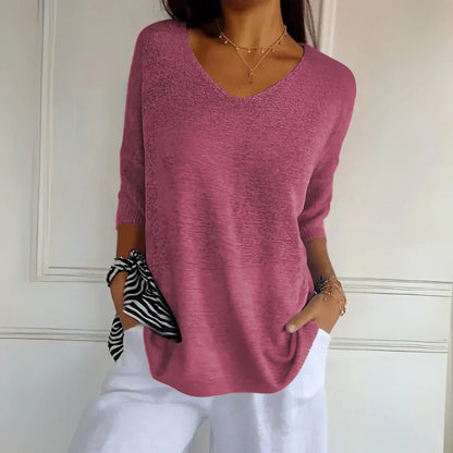 Jaja | Slimming V-Neck Top