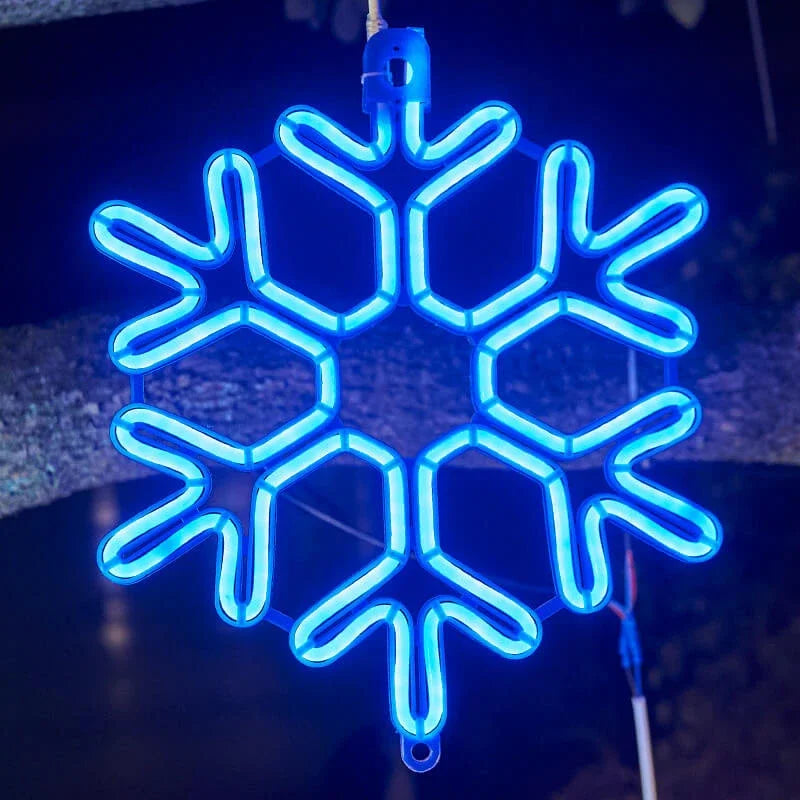 Christmas Decorations LED Outdoor Snowflake Lights