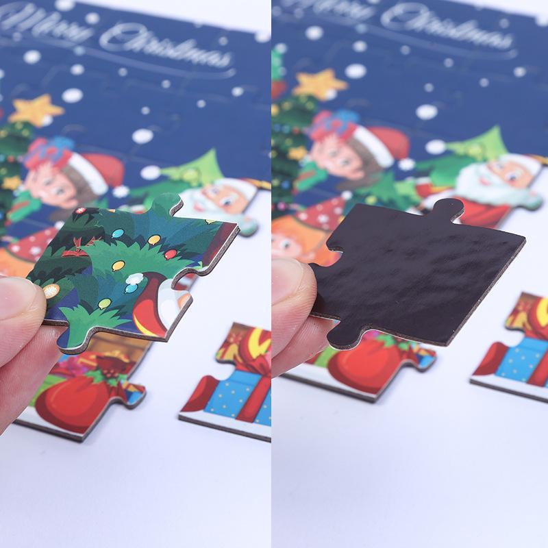 Christmas Decorations Kids Magnetic Jigsaw Puzzle