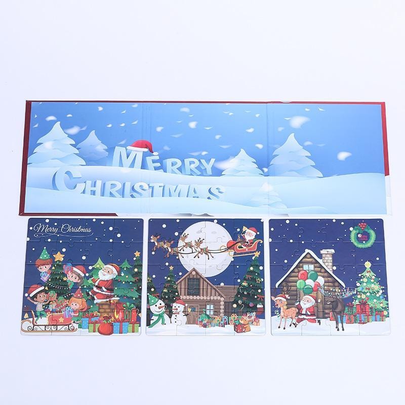 Christmas Decorations Kids Magnetic Jigsaw Puzzle