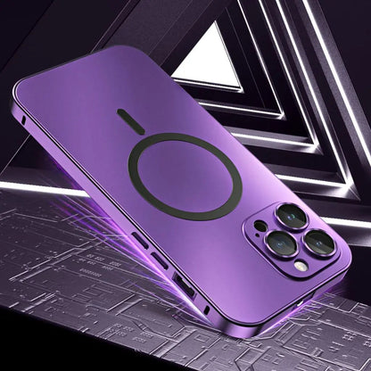 Phone Case Magnetic Metal Slim Protective Cover