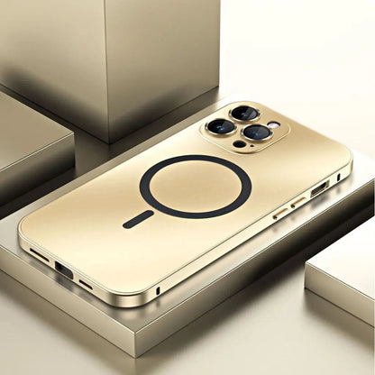 Phone Case Magnetic Metal Slim Protective Cover