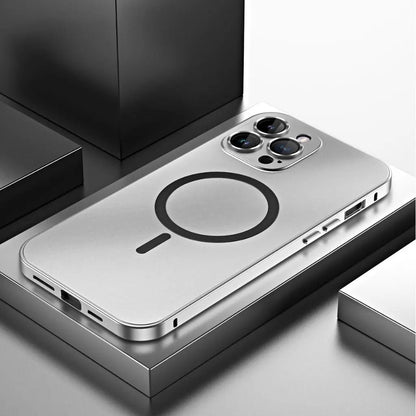 Phone Case Magnetic Metal Slim Protective Cover