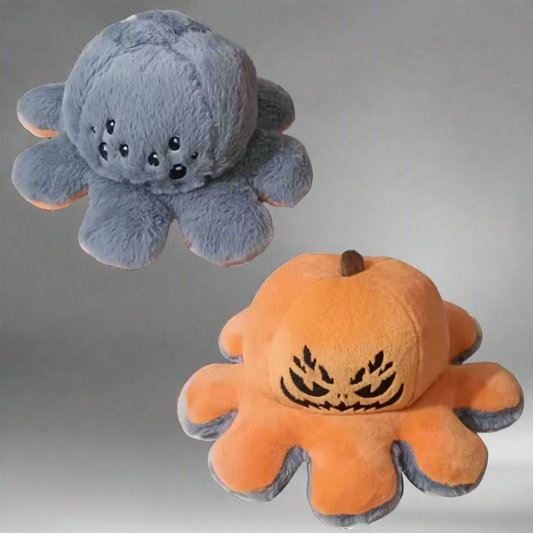 Reversible Plush Octopus Soft Toy