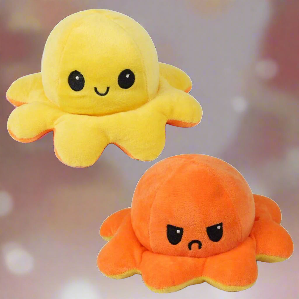 Reversible Plush Octopus Soft Toy