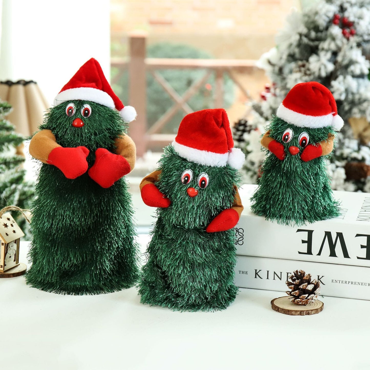 Christmas Decorations Musical Dancing Plush Toy