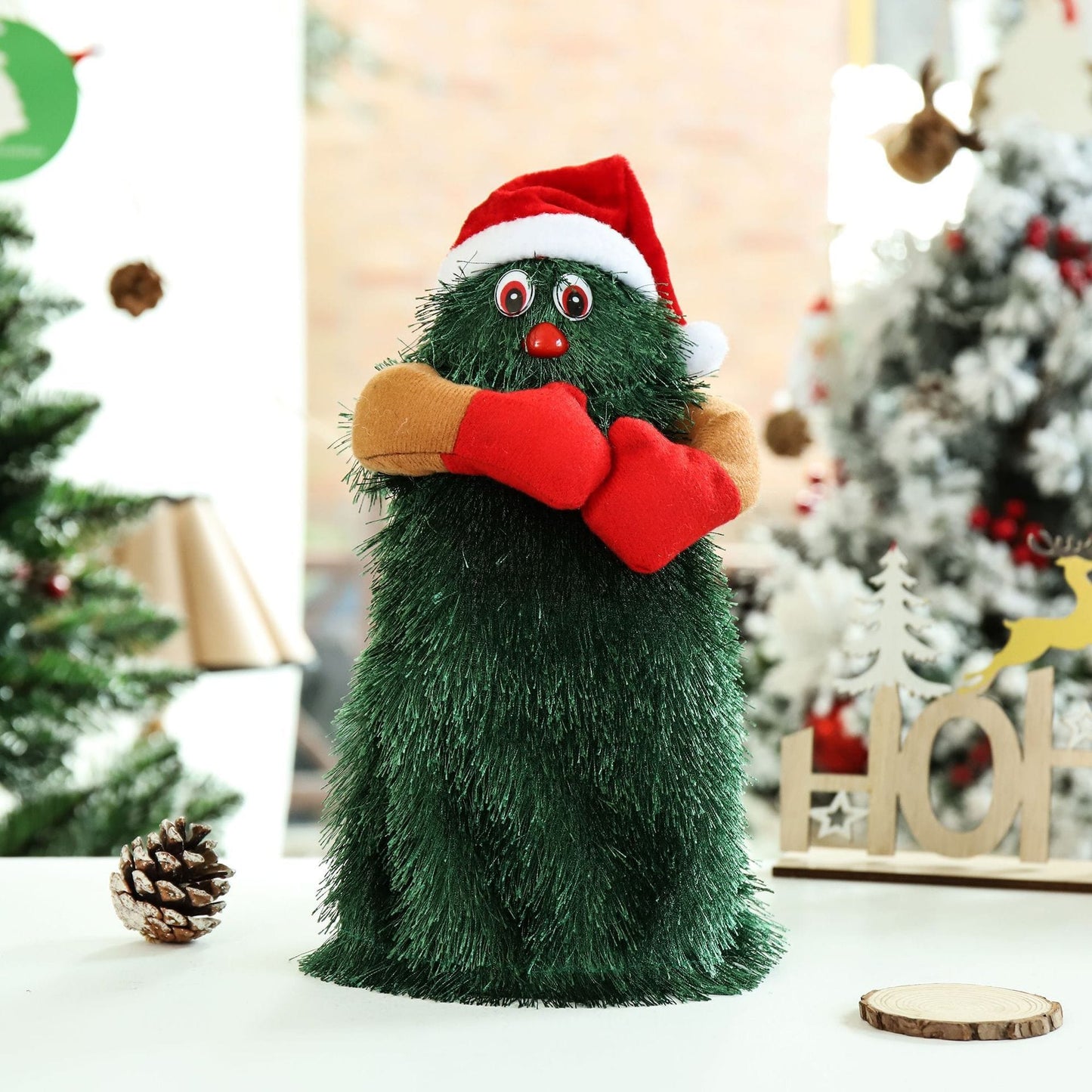 Christmas Decorations Musical Dancing Plush Toy