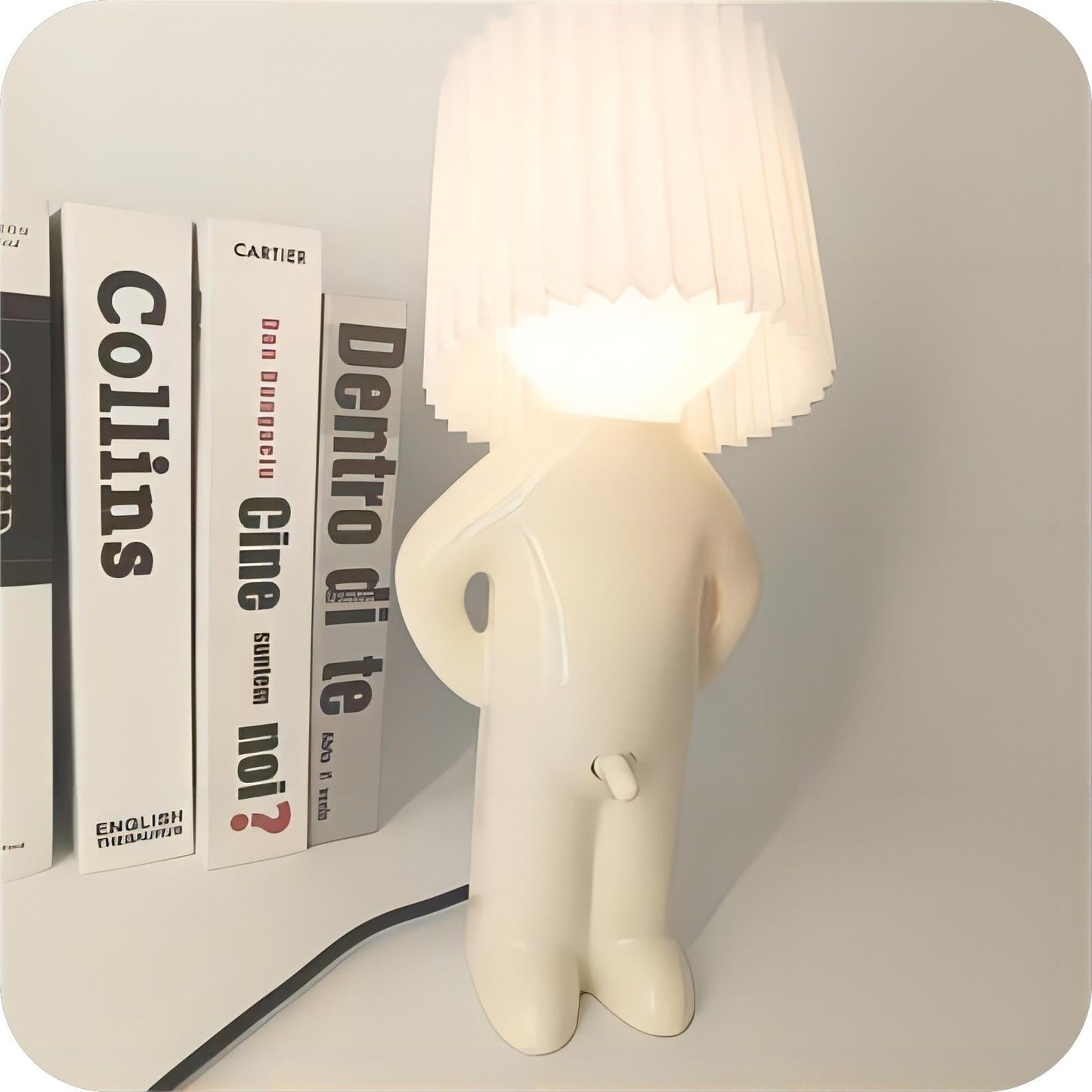 Table Lamp with Fun LED Wireless Design