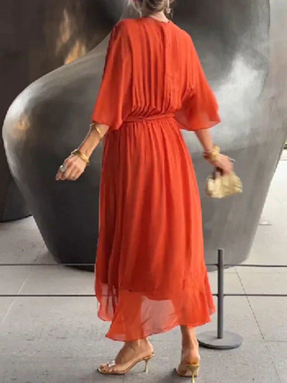 Ramila | V-Neck Flowy Dress