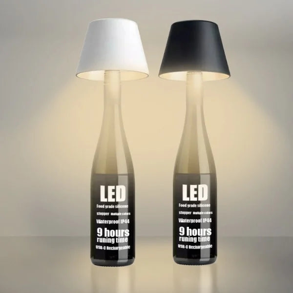 LED Wine Bottle Table Lamp Shade