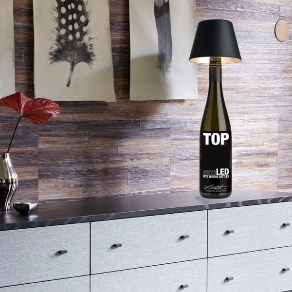 LED Wine Bottle Table Lamp Shade