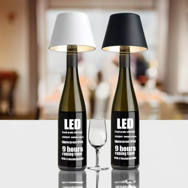 LED Wine Bottle Table Lamp Shade