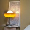 Glass Table Lamp Retro Yellow Light Design