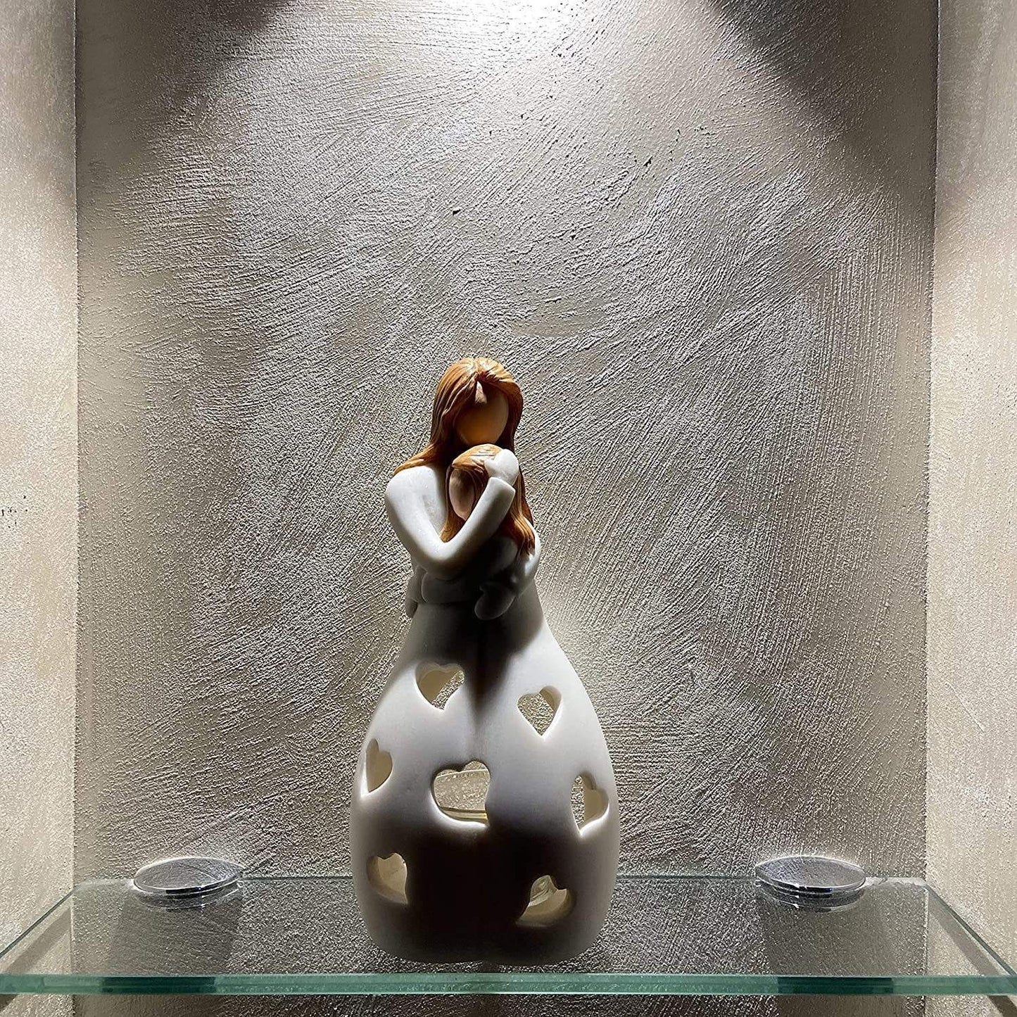 Table Lamp with Romantic Resin Design
