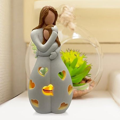 Table Lamp with Romantic Resin Design