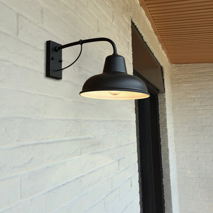 Wall Light Rustic Black Outdoor Lantern