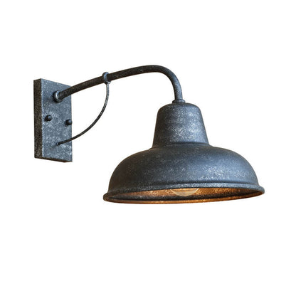 Wall Light Rustic Black Outdoor Lantern