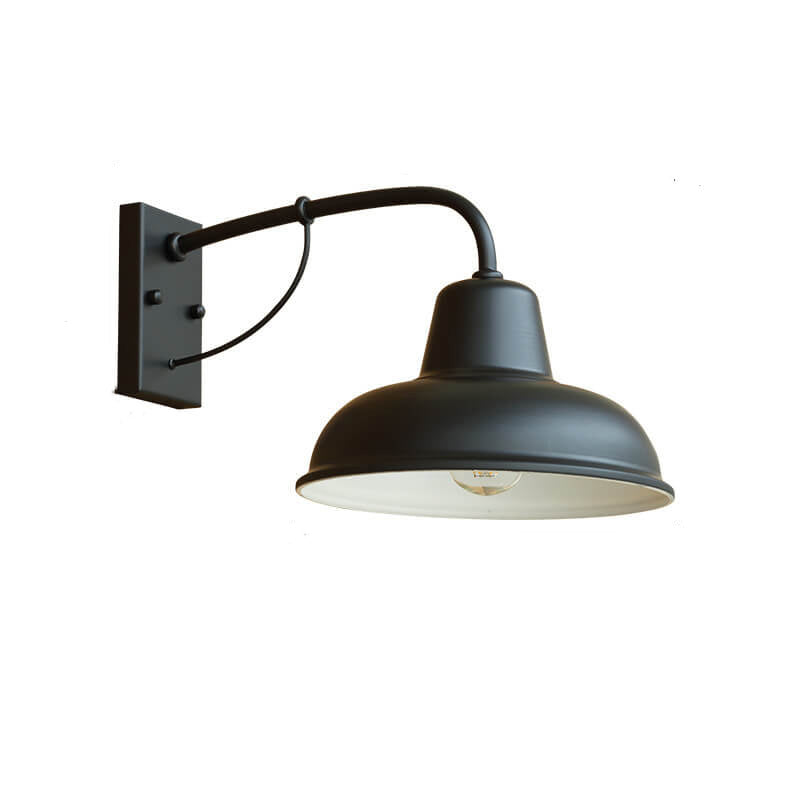 Wall Light Rustic Black Outdoor Lantern