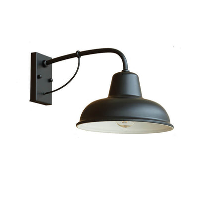 Wall Light Rustic Black Outdoor Lantern