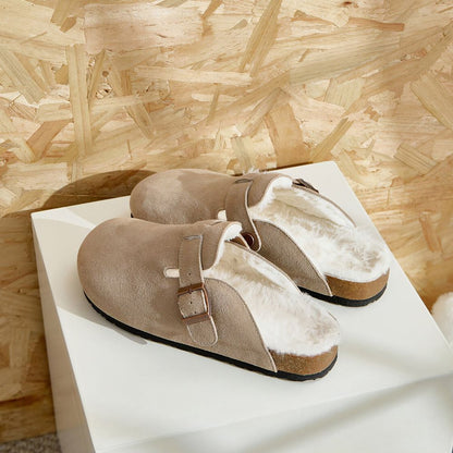 Soft Plush Slipper Clog with Warm Lining
