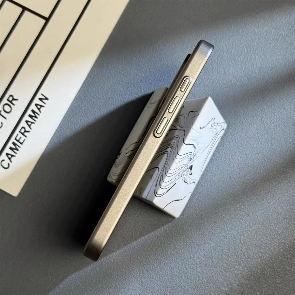 Phone Case Slim Shockproof Ribbed Matte