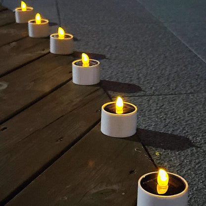 Outdoor Solar Powered LED Candle Lights