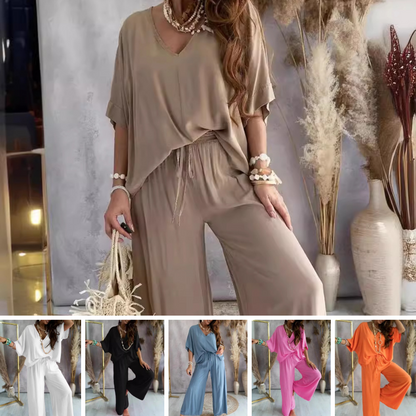 Isabella™ | Loose, plain-colored, casual women's suit – effortless style and comfort