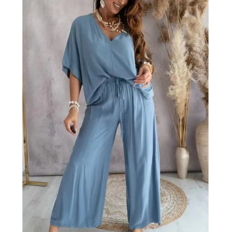 Isabella™ | Loose, plain-colored, casual women's suit – effortless style and comfort