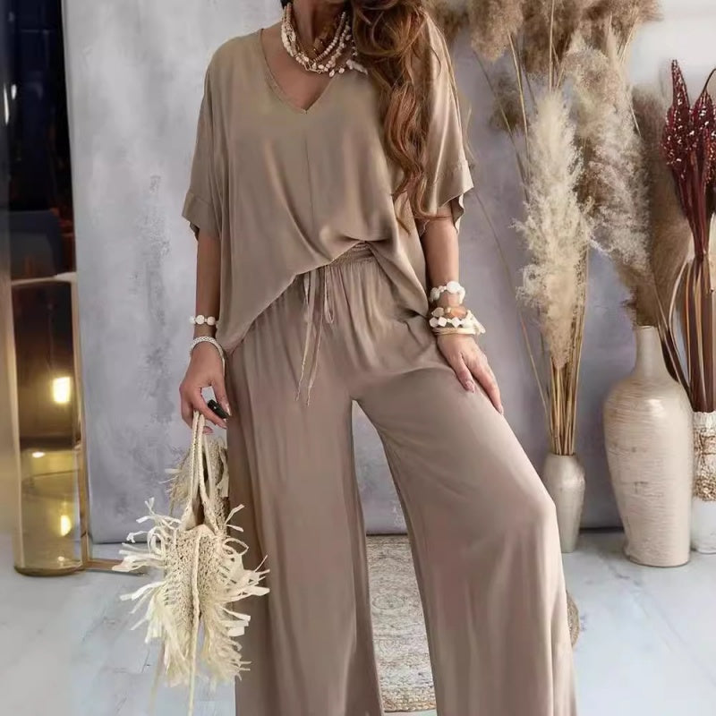 Isabella™ | Loose, plain-colored, casual women's suit – effortless style and comfort
