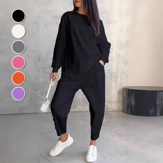 Ava™ | Long sleeve sweatshirt and pants – a stylish and comfortable set