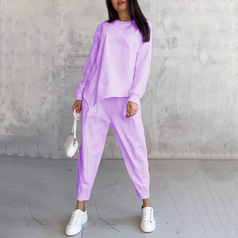 Ava™ | Long sleeve sweatshirt and pants – a stylish and comfortable set
