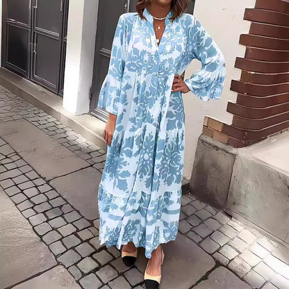 Gabriella Maxi Dress with Bohemian Print