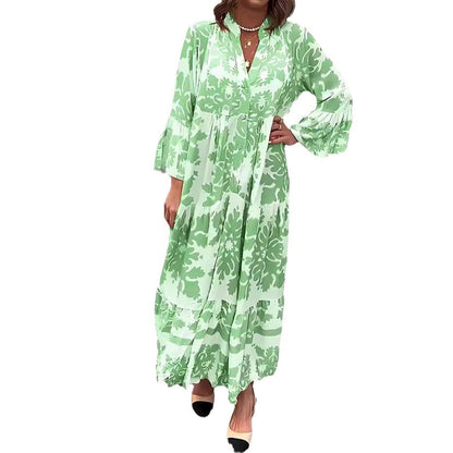 Gabriella Maxi Dress with Bohemian Print