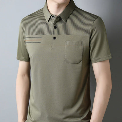 Thin, breathable, casual short-sleeve t-shirt for men