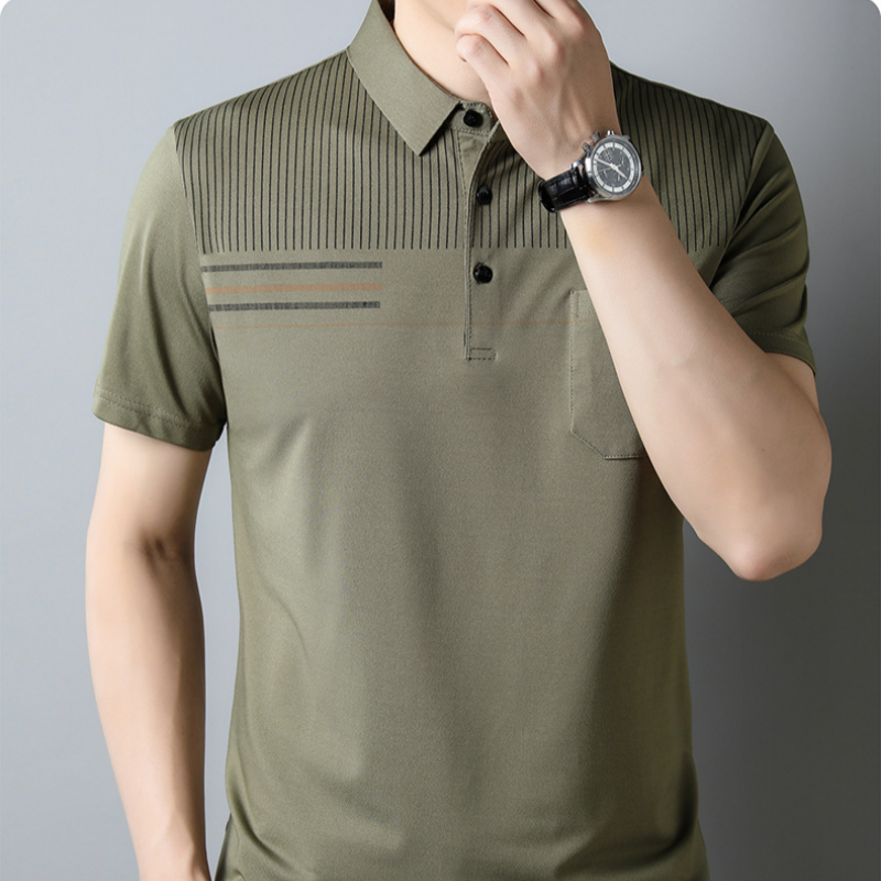 Thin, breathable, casual short-sleeve t-shirt for men