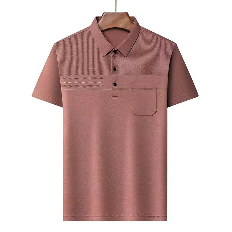 Thin, breathable, casual short-sleeve t-shirt for men