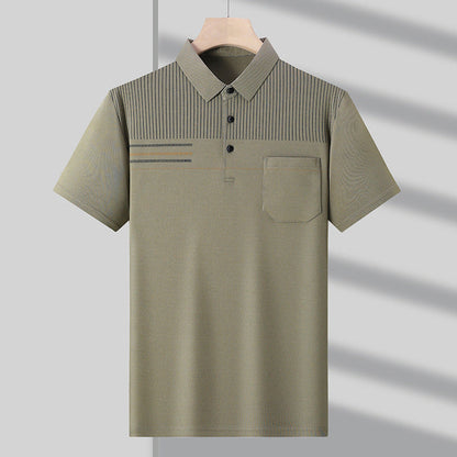 Thin, breathable, casual short-sleeve t-shirt for men