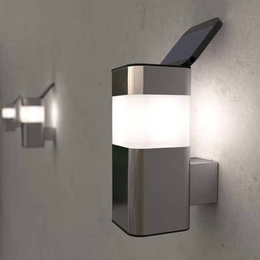 Wall light stainless steel solar outdoor lamp