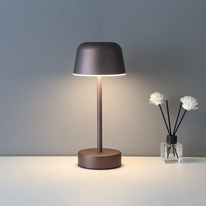 Table Lamp with Modern Metal Dimmable Design