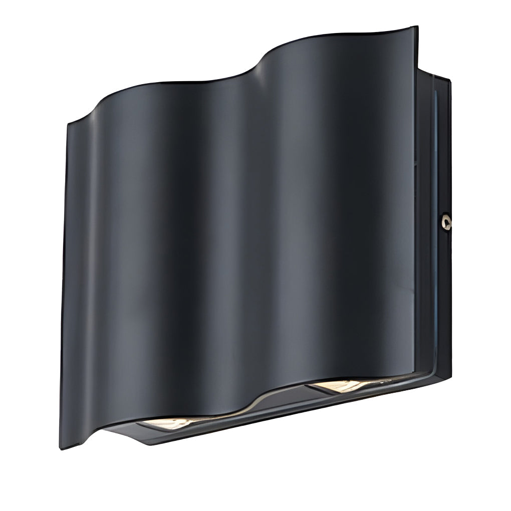 Outdoor Black LED Wall Light Fixture