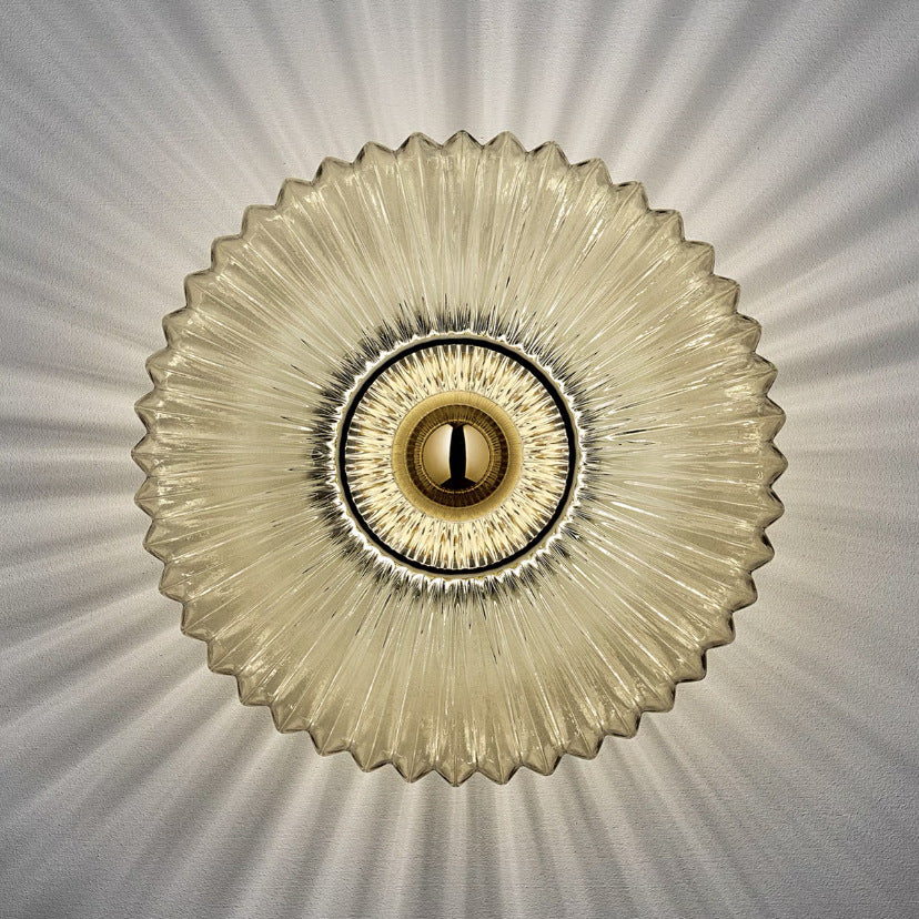 Wall Light Vintage Glass Dome Sconce