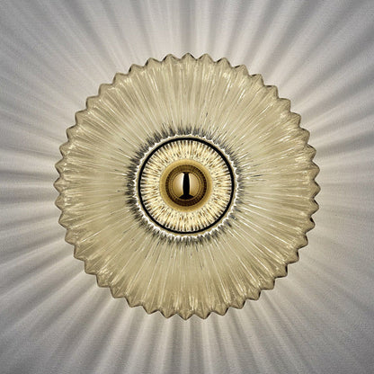 Wall Light Vintage Glass Dome Sconce