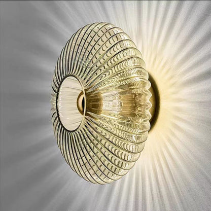 Wall Light Vintage Glass Dome Sconce