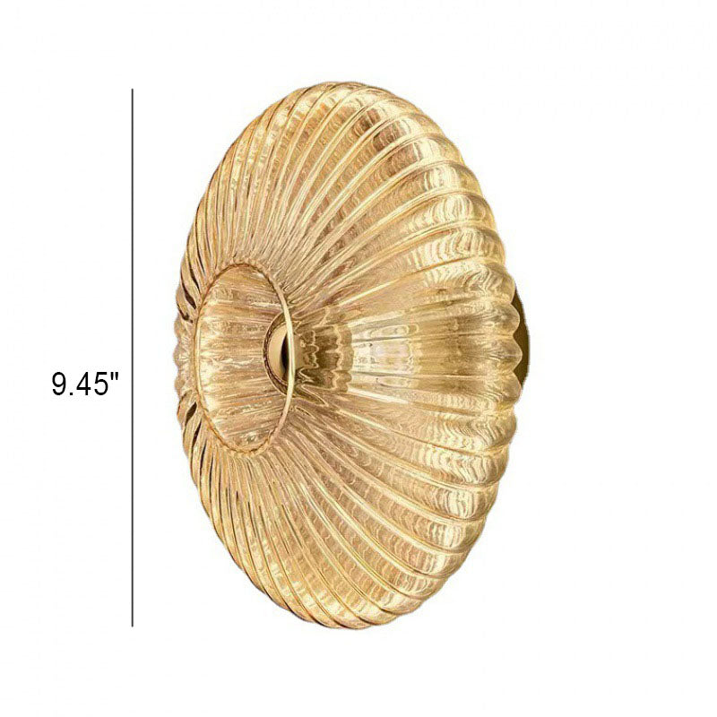 Wall Light Vintage Glass Dome Sconce