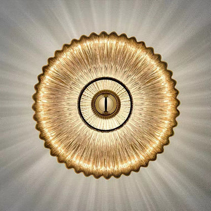 Wall Light Vintage Glass Dome Sconce