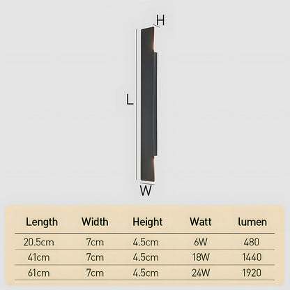 Outdoor Wall Light with Modern Waterproof Design