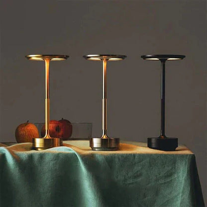 Table Lamp Gold Wireless LED for Indoor Use