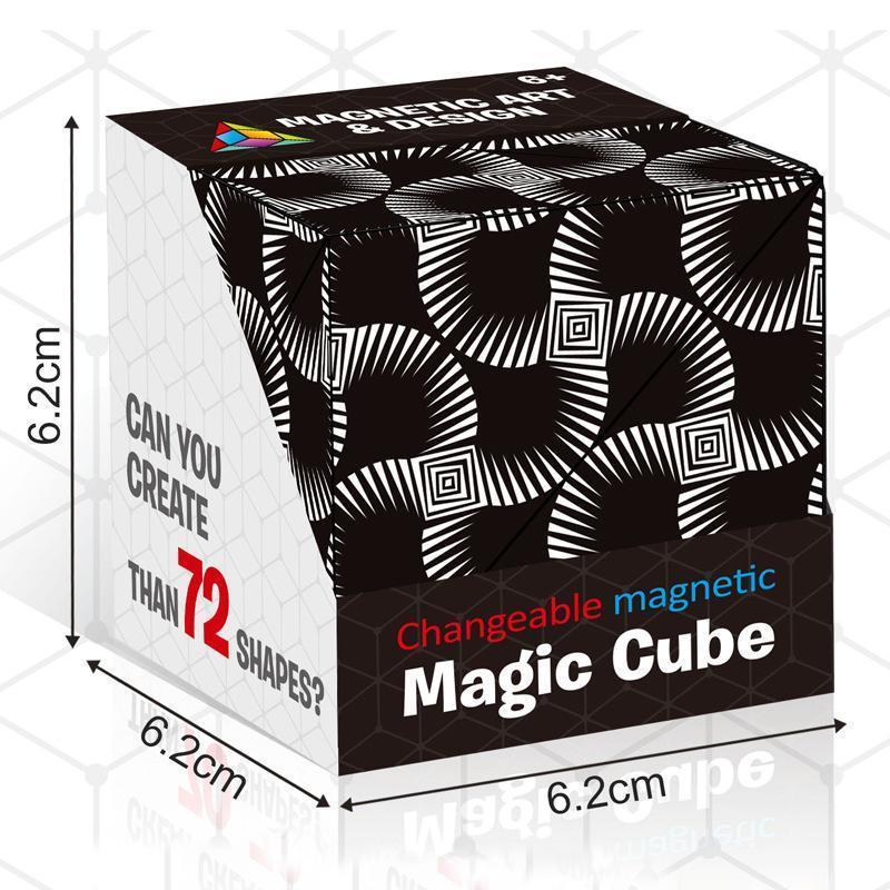 Puzzle Cube Magnetic Folding Fidget Toy